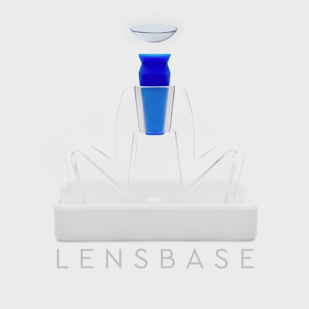 Load video: LensBase Contact Lens Insertion Made Easy.